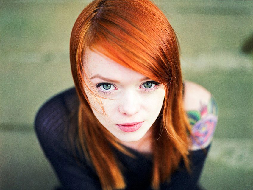 Redhead clit fan photo