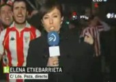 Fussballfan vs. Reporterin