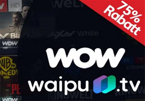 🔥 Nur 5€ mtl. 📺 waipu.tv inkl. WOW Filme & Serien