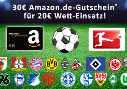 Bundesliga: 30€ Amazon Gutschein geschenkt!