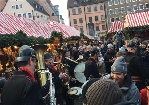 Die Cantina Band auf dem Weihnachtsmarkt