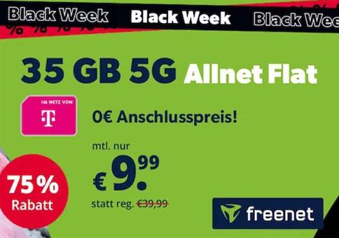 🔥 Telekom Allnet 35GB 5G nur 9,99€ mtl. 