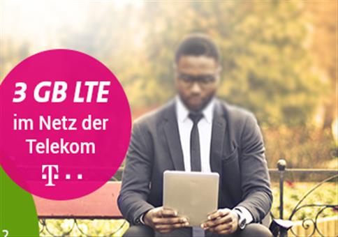 Kracher: 3GB Telekom LTE für 2€!